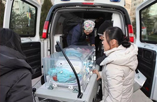 宁强县妇婴监护型护送